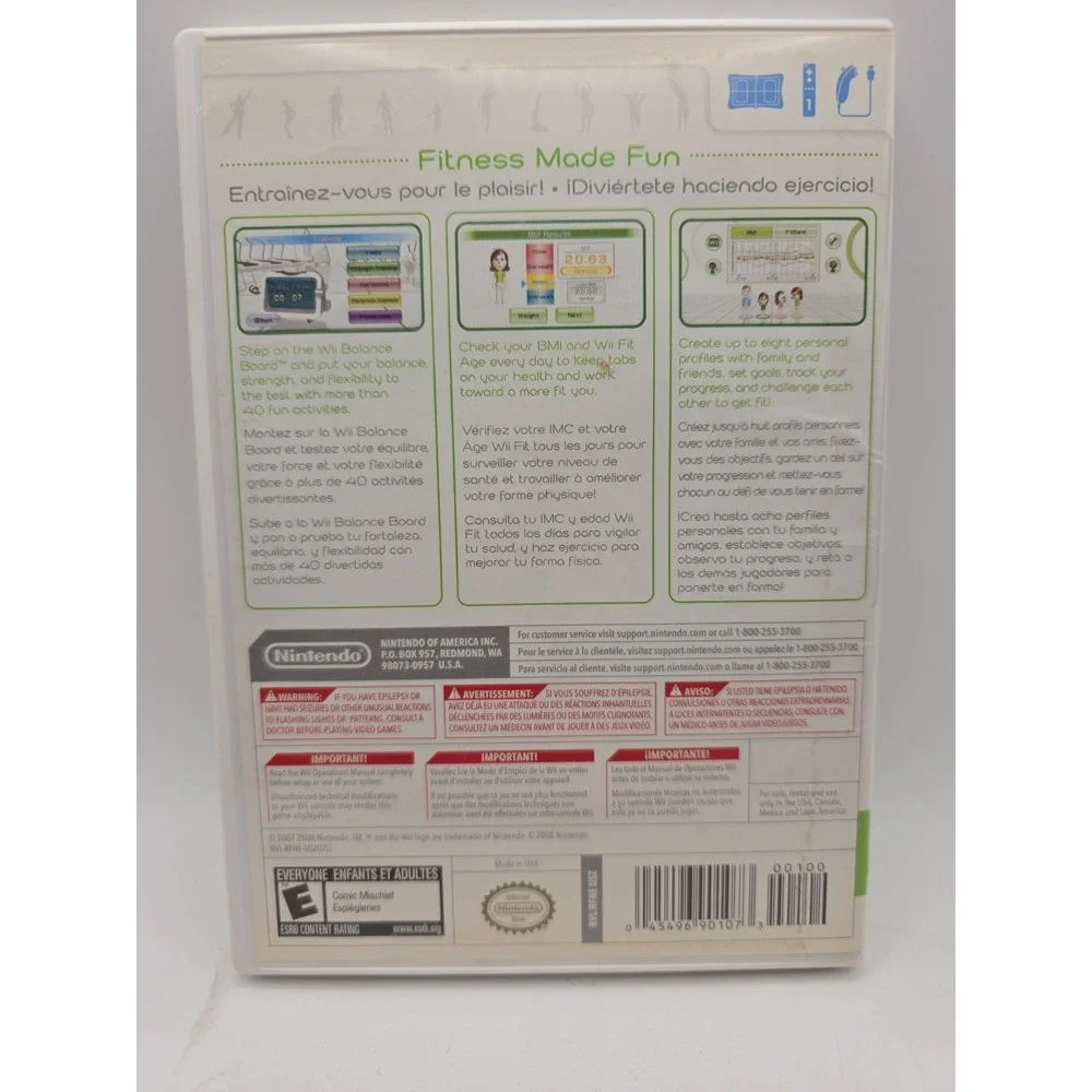 Wii Fit (Nintendo Wii, 2008) - European Version